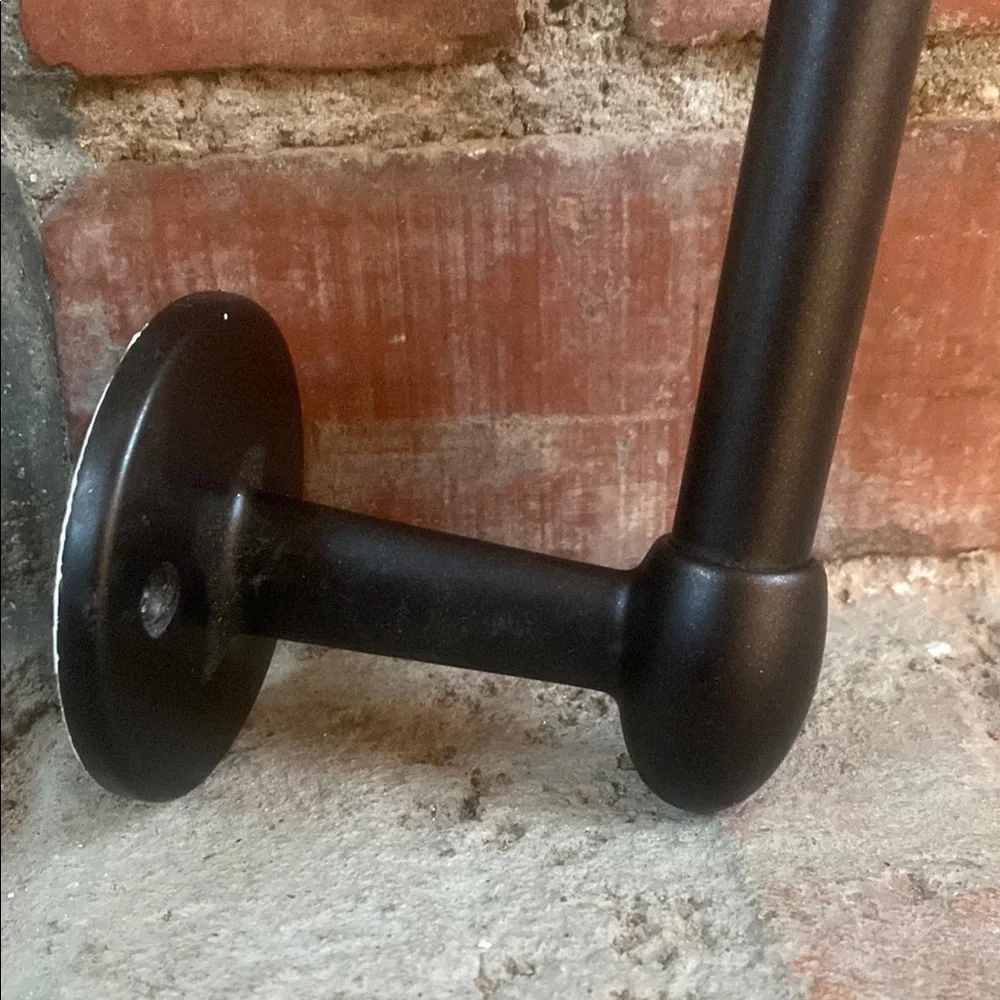 Bronze Wall-Mounted Towel Bar